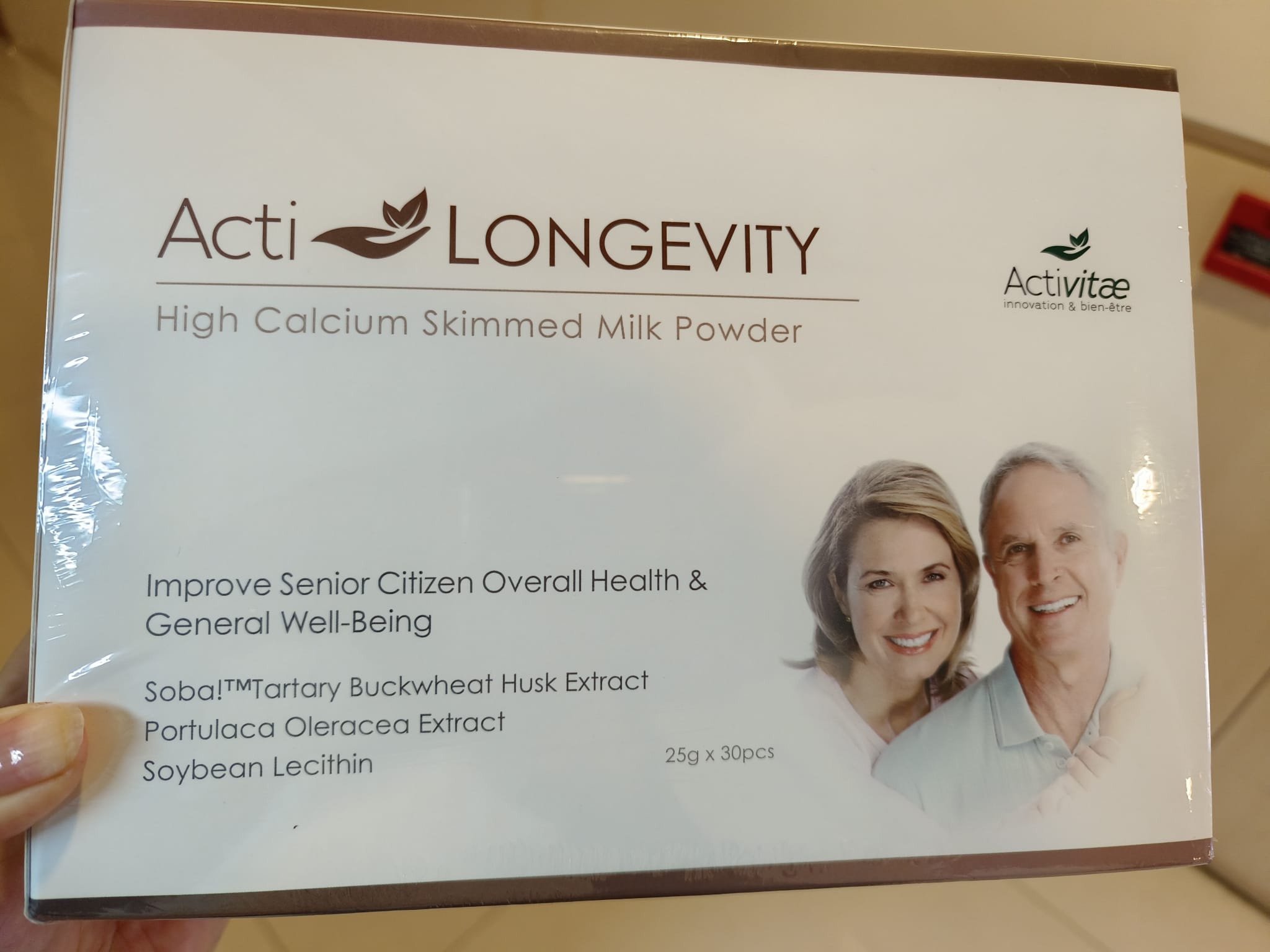 10. Acti Longevity High Calcium Skimmed Milk Powder